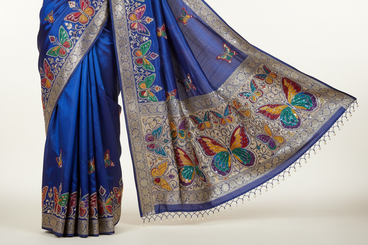 Butterfly fancy saree product image
